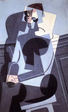 Juan Gris Painting - portrait of madame josette gris 1916 Juan Gris